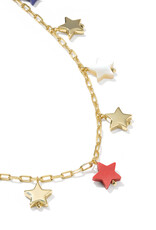 KENDRA SCOTT Camila Strand Necklace in Red, White & Blue