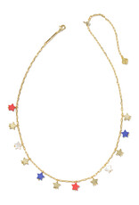 KENDRA SCOTT Camila Strand Necklace in Red, White & Blue