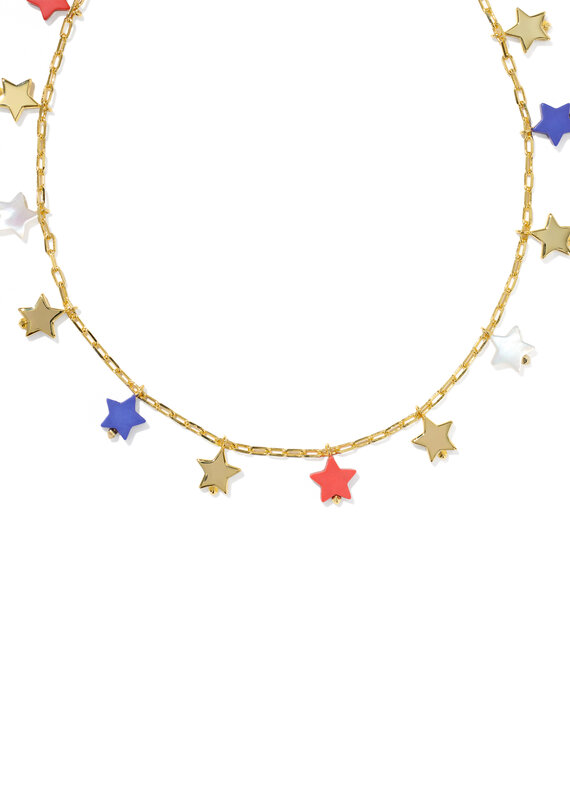 KENDRA SCOTT Camila Strand Necklace in Red, White & Blue