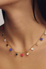 KENDRA SCOTT Camila Strand Necklace in Red, White & Blue