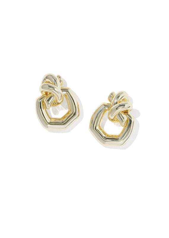 KENDRA SCOTT Parker Knot Open Frame Earrings