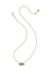 KENDRA SCOTT Parker Fish Pendant Necklace