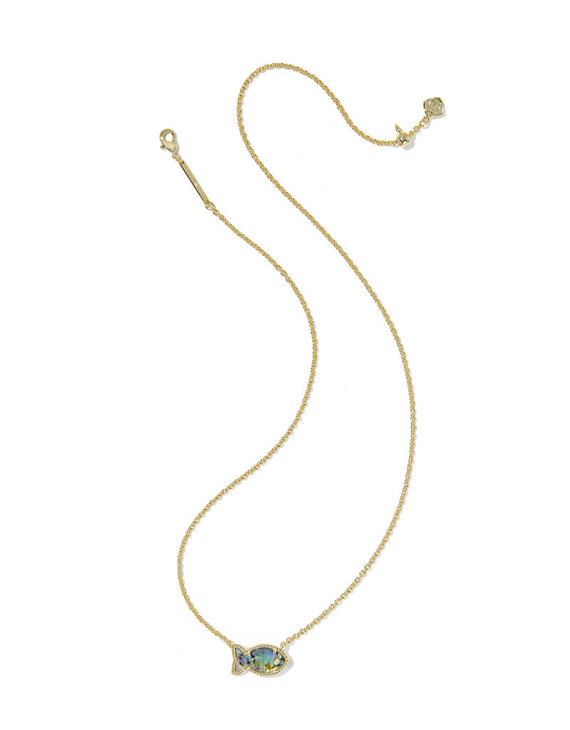 KENDRA SCOTT Parker Fish Pendant Necklace