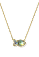 KENDRA SCOTT Parker Fish Pendant Necklace