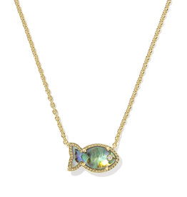 KENDRA SCOTT Parker Fish Pendant Necklace