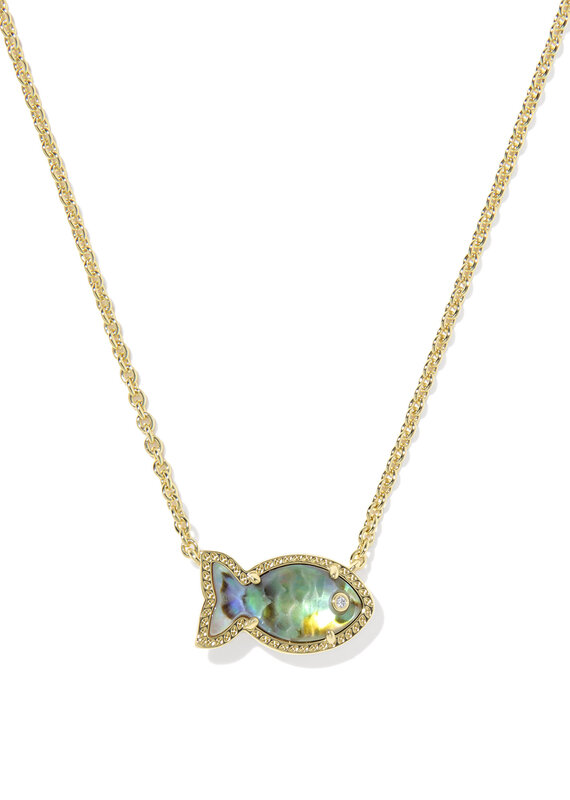 KENDRA SCOTT Parker Fish Pendant Necklace