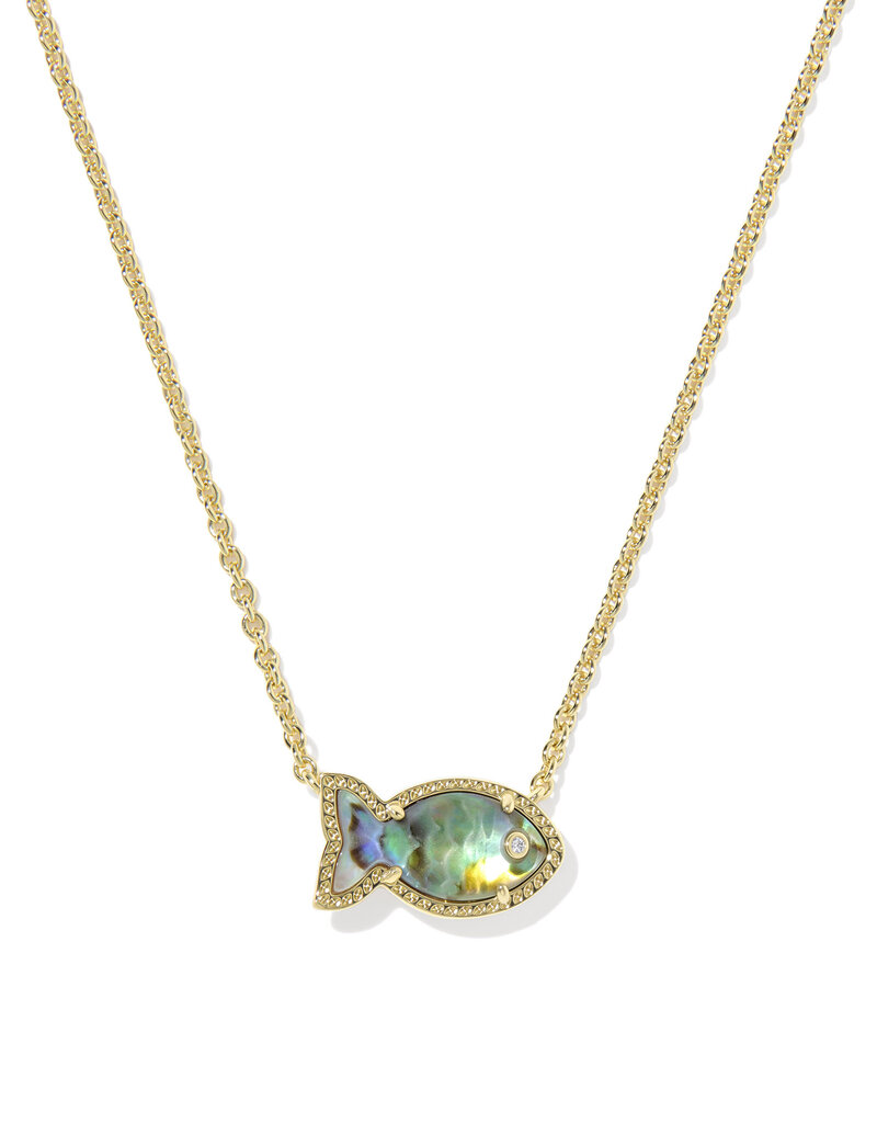 KENDRA SCOTT Parker Fish Pendant Necklace