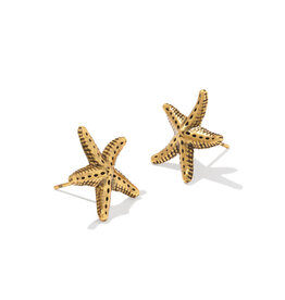 KENDRA SCOTT Parker Starfish Metal Stud Earrings
