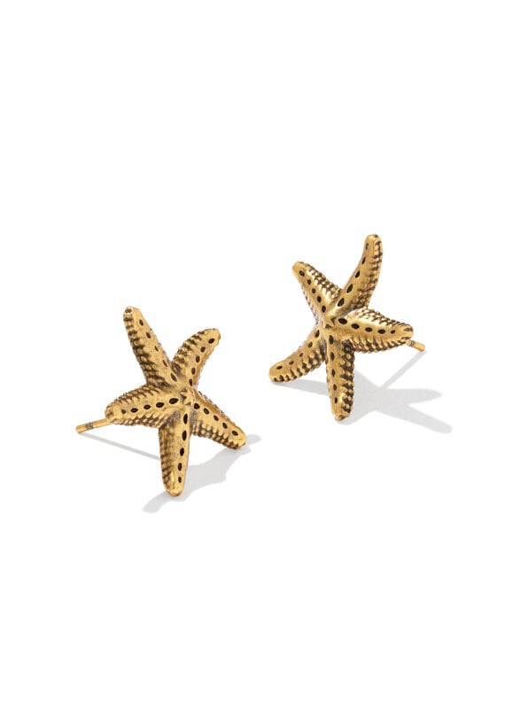 KENDRA SCOTT Parker Starfish Metal Stud Earrings