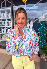 J.HOFFMAN'S White Lights Top