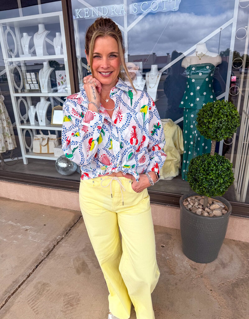 J.HOFFMAN'S White Lights Top