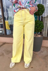 J.HOFFMAN'S Madison MidRise Wide Leg- Sunny