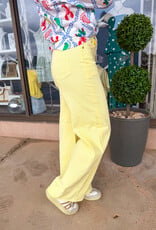 J.HOFFMAN'S Madison MidRise Wide Leg- Sunny