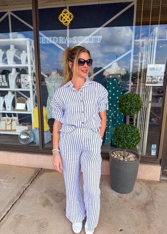 J.HOFFMAN'S Simply Striped Pant