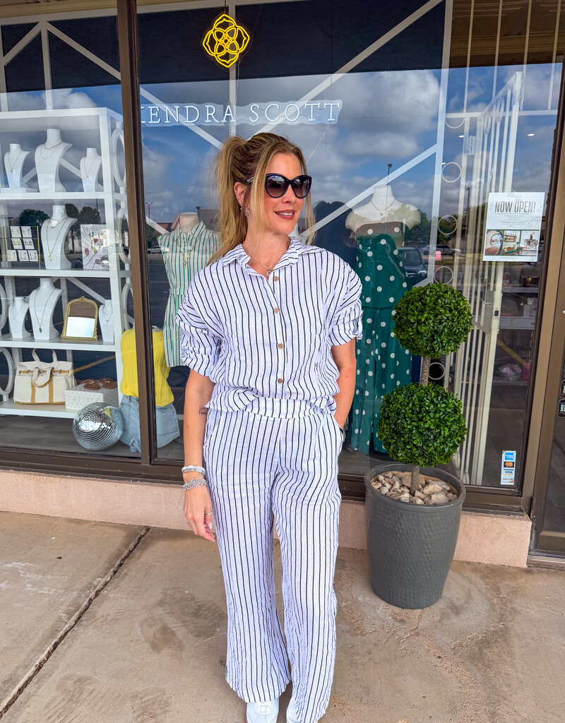 J.HOFFMAN'S Simply Striped Pant