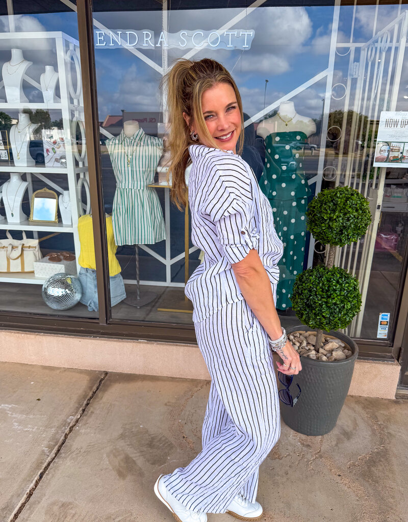 J.HOFFMAN'S Simply Striped Pant