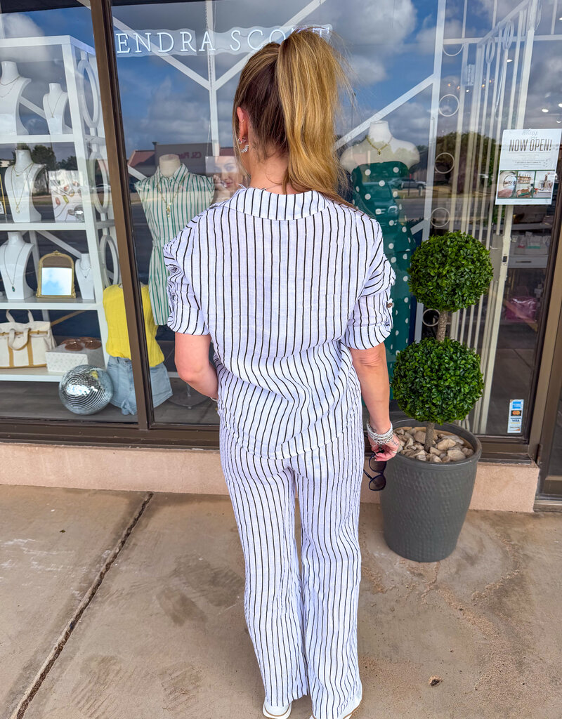 J.HOFFMAN'S Simply Striped Pant