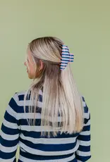 J.HOFFMAN'S Oversized Claw- Pink & Blue Stripe