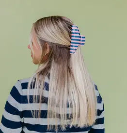 J.HOFFMAN'S Oversized Claw- Pink & Blue Stripe