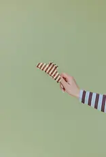 J.HOFFMAN'S Oversized Claw- Brown & Cream Stripe