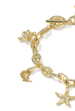 KENDRA SCOTT Parker Charm Bracelet in Freshwater Pearl