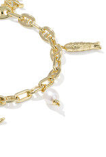 KENDRA SCOTT Parker Charm Bracelet in Freshwater Pearl