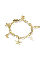 KENDRA SCOTT Parker Charm Bracelet in Freshwater Pearl