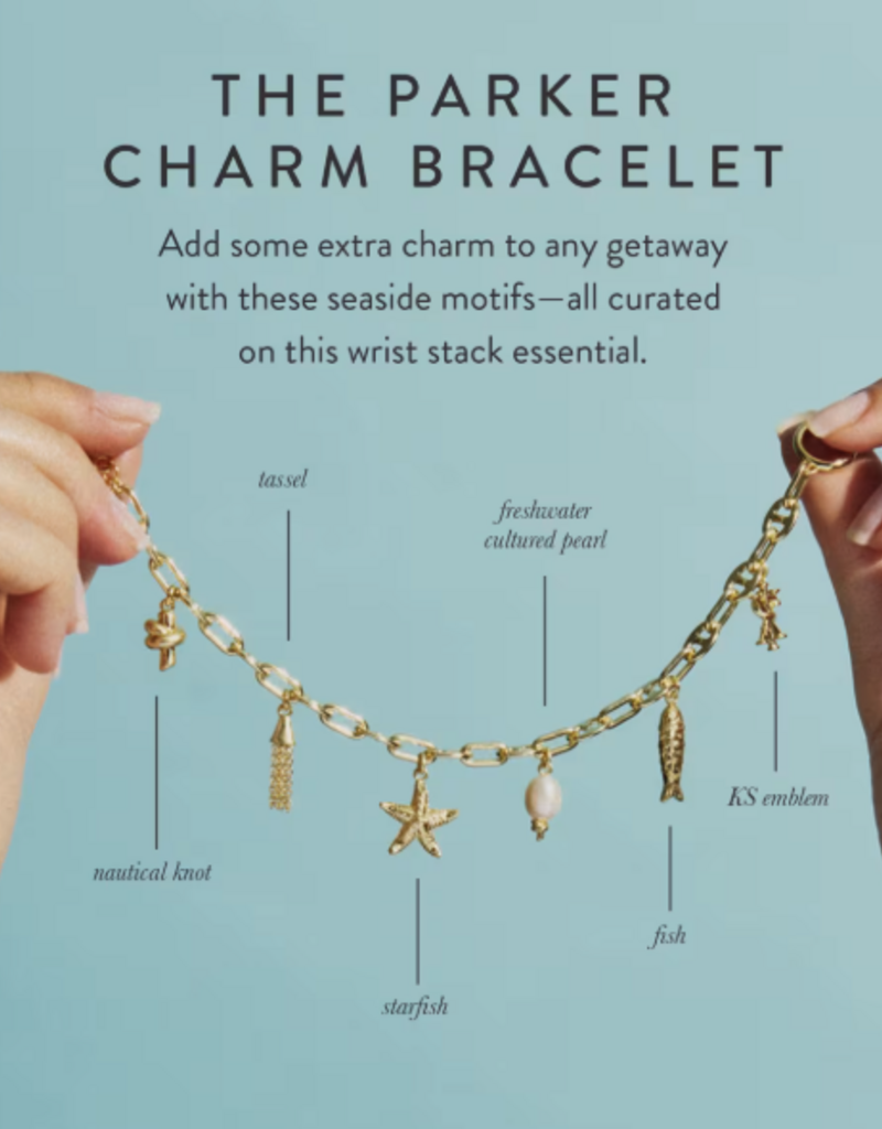 KENDRA SCOTT Parker Charm Bracelet in Freshwater Pearl