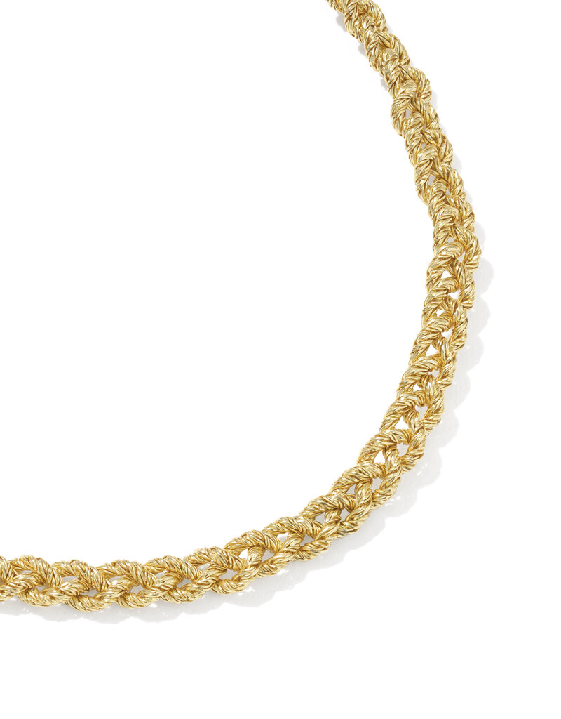 KENDRA SCOTT Gabriella Braid Chain Necklace