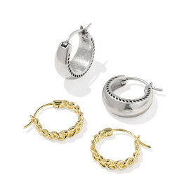 KENDRA SCOTT Gabriella Set Huggie Earrings