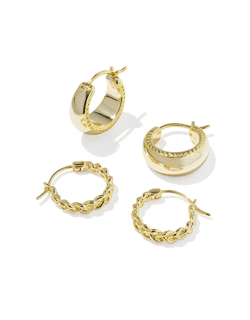 KENDRA SCOTT Gabriella Set Huggie Earrings