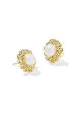 KENDRA SCOTT Gabriella Pearl Stud Earrings