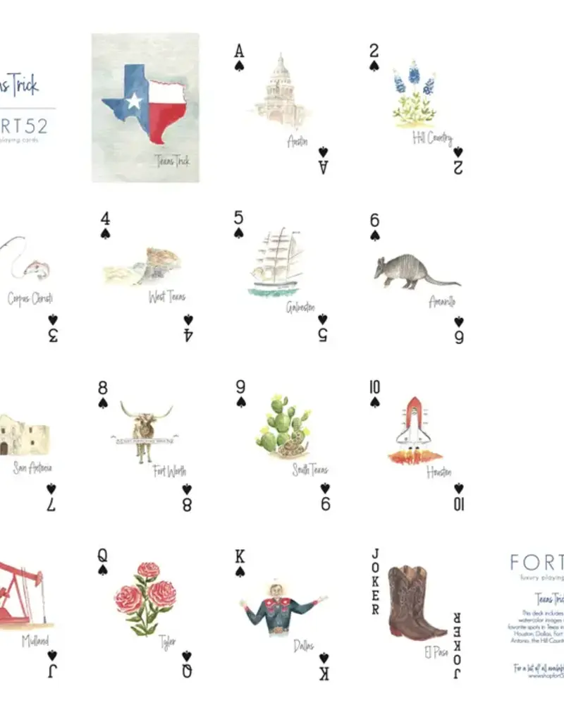 J.HOFFMAN'S Texas Trick Playing Cards