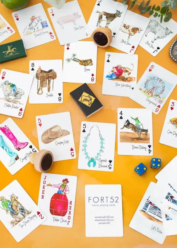 J.HOFFMAN'S Lets Rodeo Playing Cards