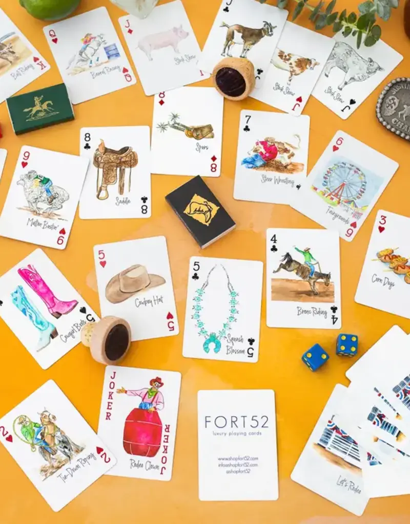 J.HOFFMAN'S Lets Rodeo Playing Cards