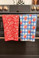 J.HOFFMAN'S Berry Sweet Picnic Reversible Hand Towel