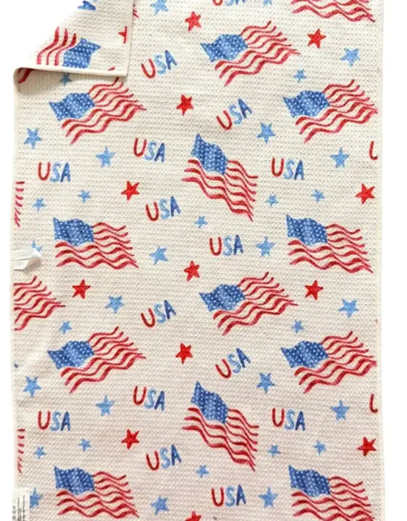 J.HOFFMAN'S Liberty Wave Double Sided Hand Towel