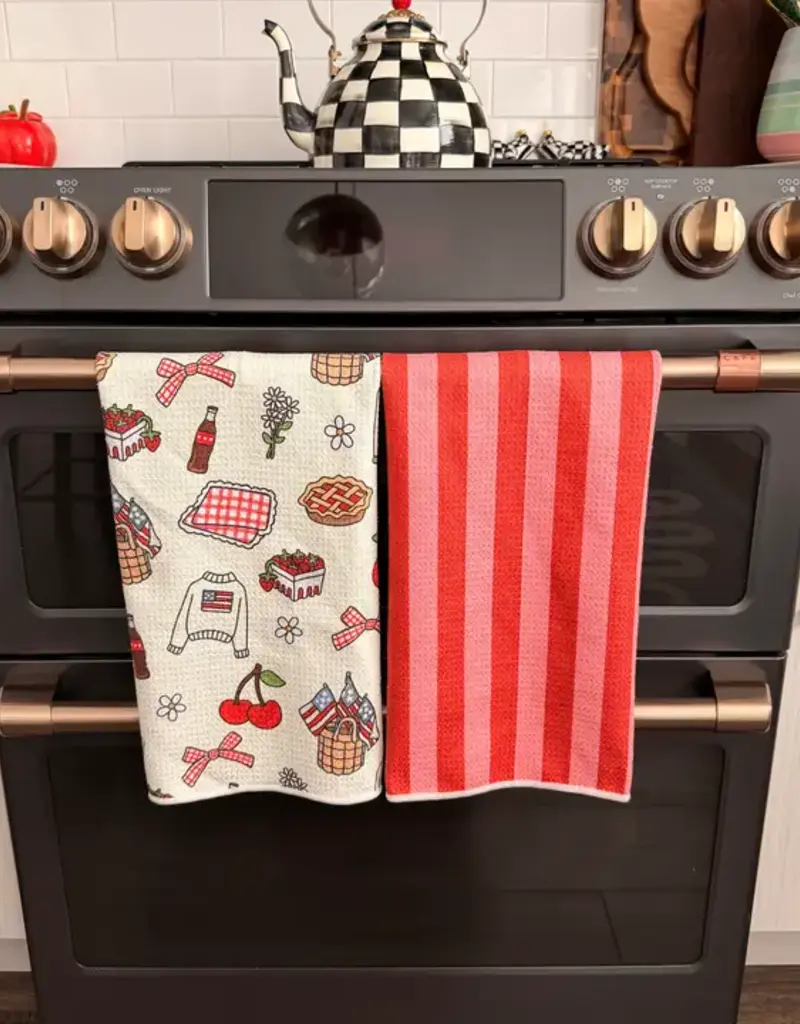 J.HOFFMAN'S Summer Social Double Sided Hand Towel