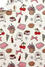 J.HOFFMAN'S Summer Social Double Sided Hand Towel