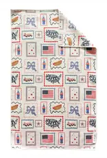 J.HOFFMAN'S XOXO, USA Double Sided Hand Towel