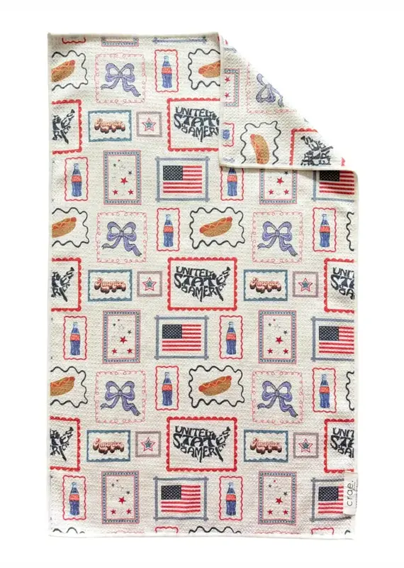 J.HOFFMAN'S XOXO, USA Double Sided Hand Towel