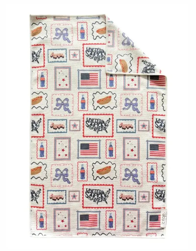 J.HOFFMAN'S XOXO, USA Double Sided Hand Towel