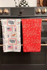 J.HOFFMAN'S XOXO, USA Double Sided Hand Towel