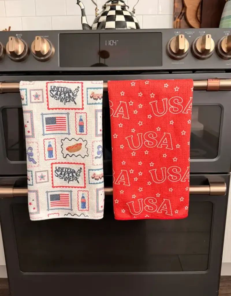 J.HOFFMAN'S XOXO, USA Double Sided Hand Towel
