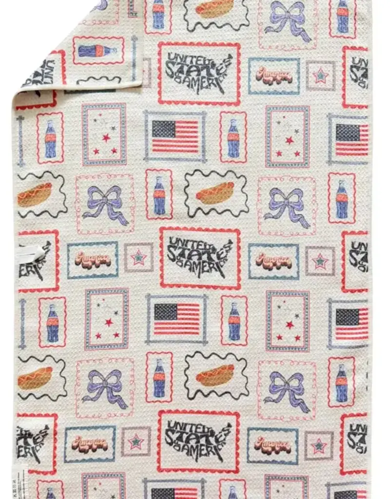 J.HOFFMAN'S XOXO, USA Double Sided Hand Towel