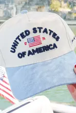 J.HOFFMAN'S United States Of America Trucker Hat