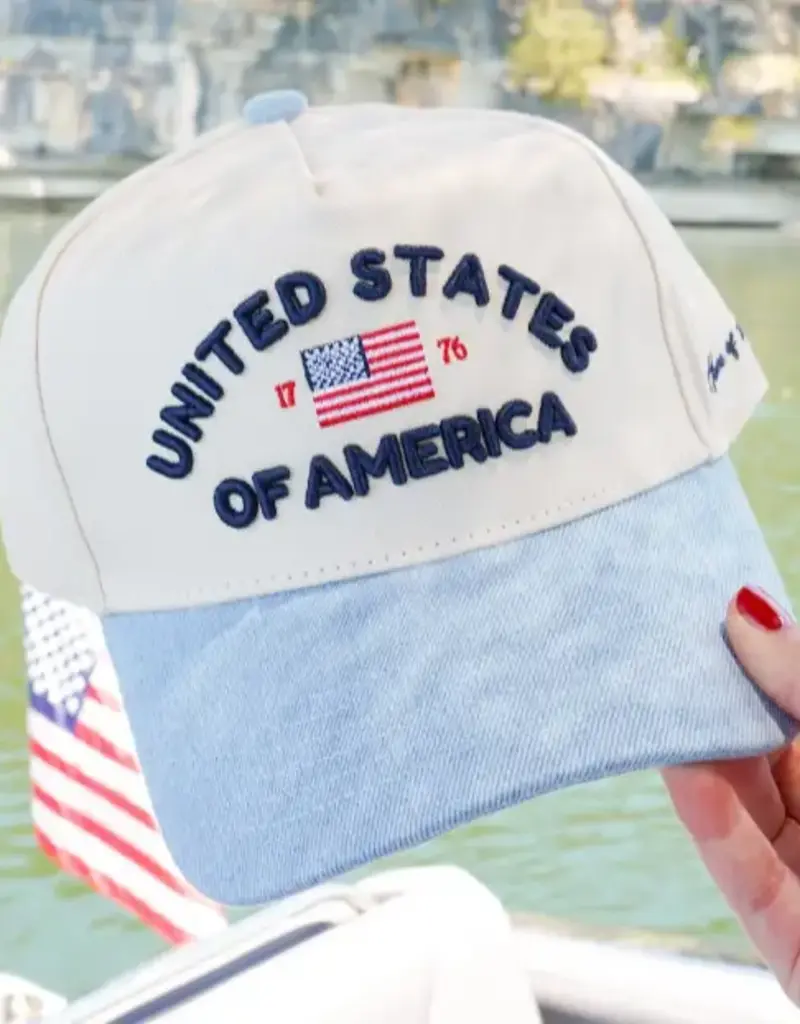 J.HOFFMAN'S United States Of America Trucker Hat
