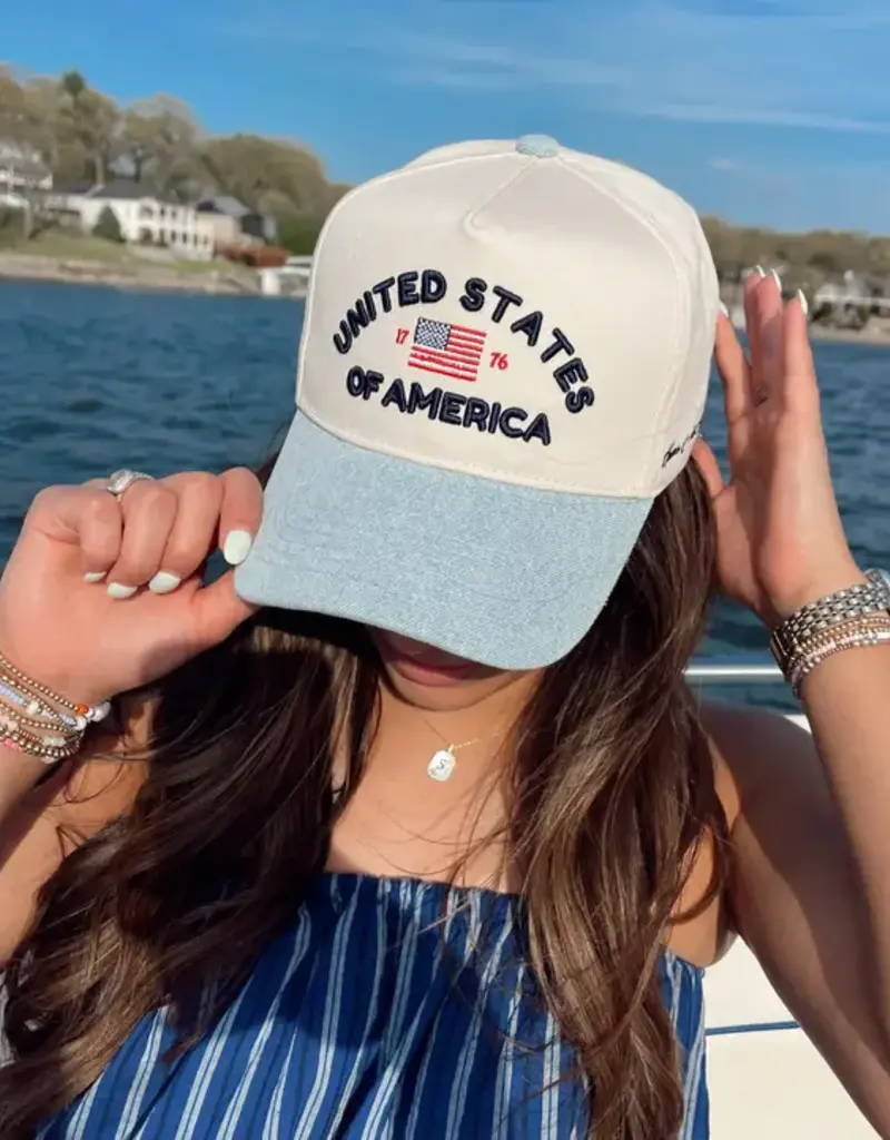 J.HOFFMAN'S United States Of America Trucker Hat