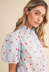 J.HOFFMAN'S Cloudy Top in Sky Blue