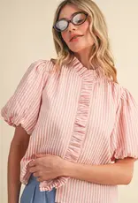 J.HOFFMAN'S Royce Top in Pink Blush